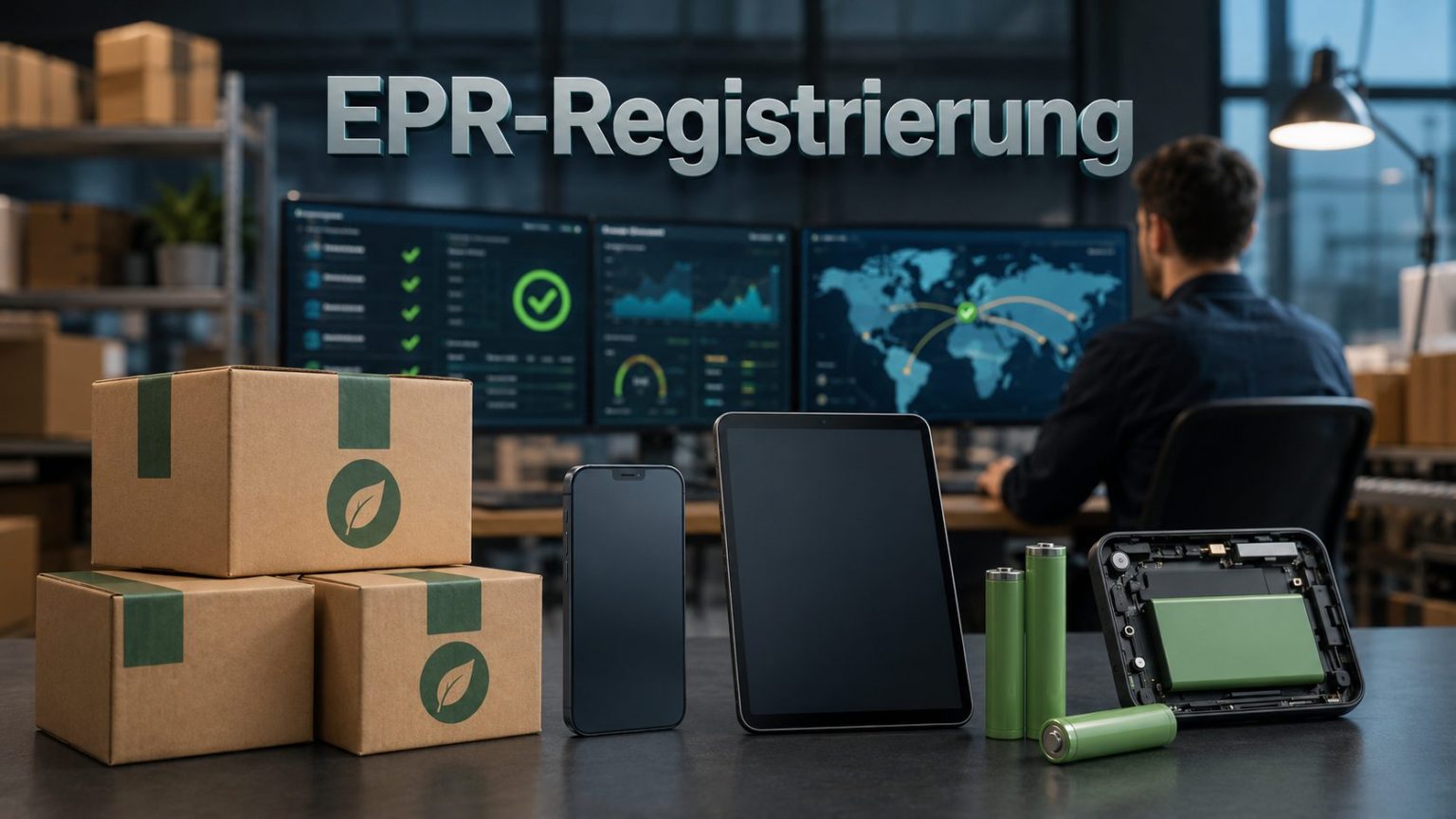 EPR-Registrierung: Nachhaltige Verpackungen, Batterien und Elektronikgeräte im Überblick
